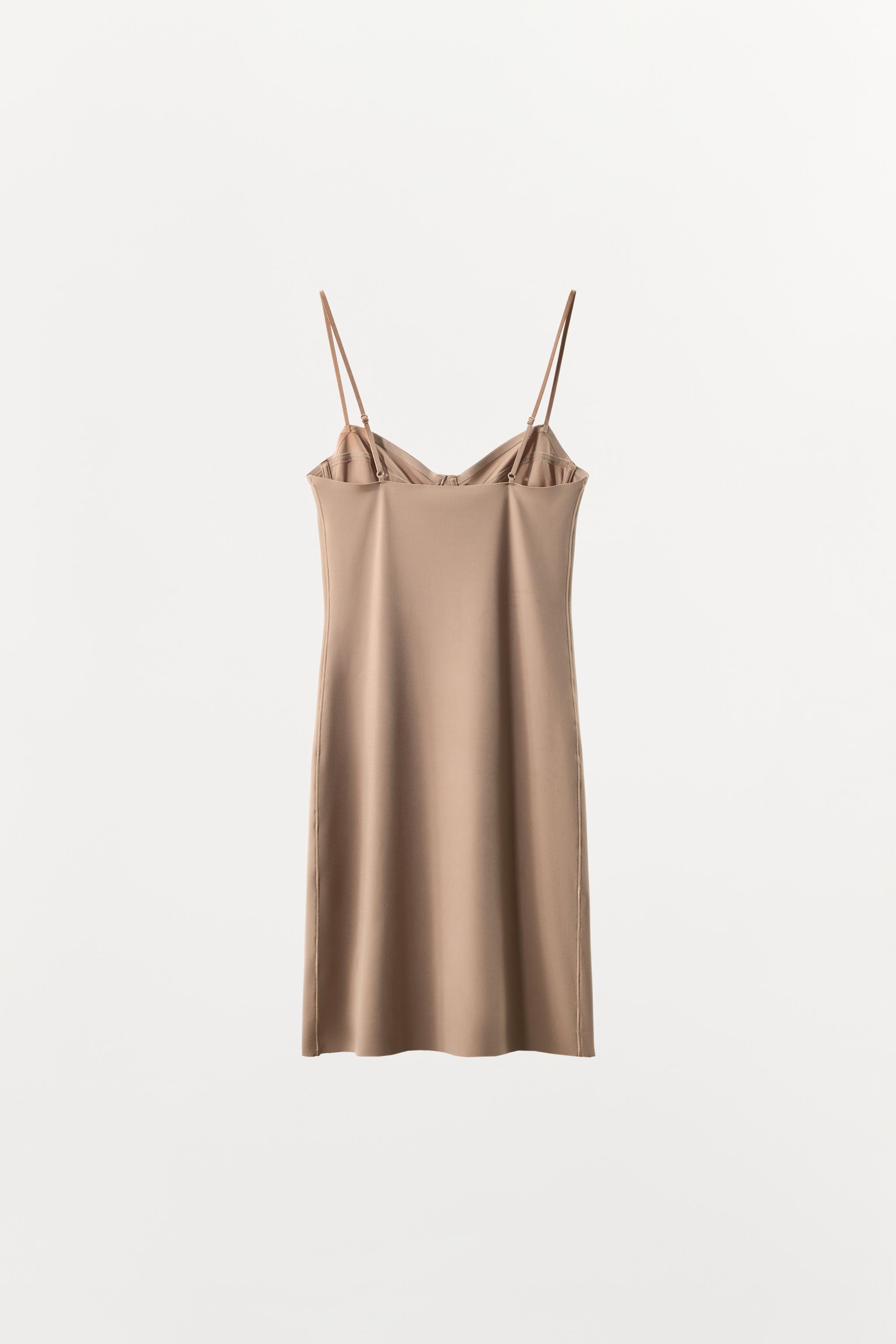 MINI DRESS WITH POLYAMIDE HOOPS